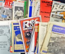 Portsmouth 1960s/70s football programmes content includes good mixture of 60s aways plus eclectic