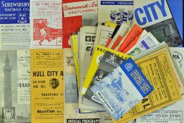 Collection of Bradford City away football programmes 1961 to 1970 many varied fixtures, worth an