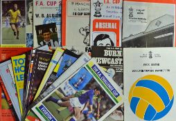 Collection of FA Cup Semi-Final football programmes to include 1948 Manchester United v Derby