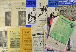 Collection of Welsh Cup football programmes from late 1960s onwards to include finals and semi-