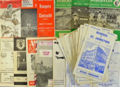 1960s Rangers football programmes predominantly homes with some away fixtures 1970 Celtic v