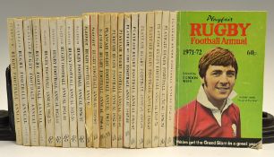 23x Rugby Playfair Annuals from 1948/49 onwards - to incl near complete run 1948/49 to 1956/57,