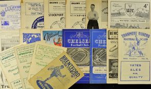 Assorted selection of 1950s football programmes including 1950/1 Colchester United v Ipswich Town,