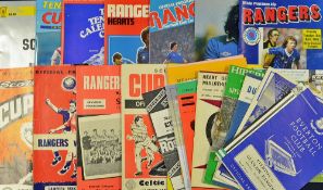 Selection of 1960s onwards Scottish football programmes content includes Cup Finals 1960, 91969,