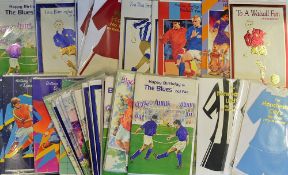 Collection of Football Birthday Cards unopened, dedicated to various clubs including Birmingham