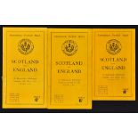 3x Scotland vs England rugby programmes from 1948 onwards - all played at Murrayfield to include '