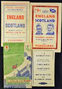 1949 England v Scotland football programme date 9 April at Wembley, also includes 2x Various
