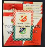 Collection of England rugby programmes to incl Five, Six Nations, Autumn Series, Jubilee and some (