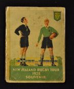 1928 New Zealand All Blacks Rugby Tour to South Africa Souvenir brochure - issued by United