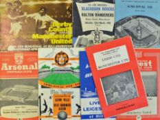 Selection of Semi-Final match football programmes 1949 Wolverhampton Wanderers v Manchester Utd,