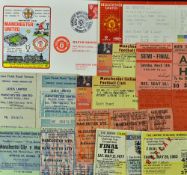 Collection of Manchester United match tickets to include 1969/70 Manchester City, Middlesbrough (