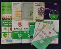 Collection of Ireland vs England, Scotland and other Irish related rugby programmes from the 1958