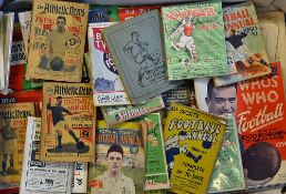 Collection of Pocket Annuals including pre-war Cadbury football guide 1921/22, All Sports Football