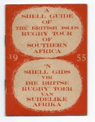 Scarce 1955 The British Isles Lions rugby tour of South Africa - Shell Guide and Itinerary booklet