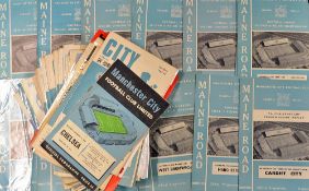 Collection of 1960s Manchester City home football programmes to include near complete