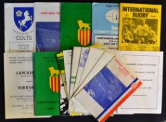 Interesting collection of North of England related rugby programmes, centenaries and club dinner