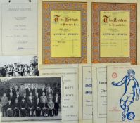 Collection of schoolboy ephemera relating to Bobby Noble including school photos, sports