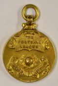 1937/1938 Football League Division 2 9ct Gold Medal awarded to Frank Broome of Aston Villa, to the