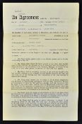 1961 Manchester United Player Contract for Bobby Noble dated 18 December 1961 (Bobby now 16 years