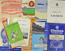 Collection of Friendly match football programmes to include 1959 Aston Villa v Rapid Vienna, 1960