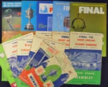 Selection of FA Amateur Cup Final football programmes from 1951 including, 1951, 1952, 1953, 1955,