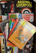 Assorted Selection of 1960s onwards Big Match football programmes content includes International,