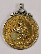 1896/1897 Aston Villa Football Club 12ct gold Medal to the obverse Aston Villa Football Club to