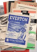 Football Programmes: 1947 to mid-1950s, good selection (20) Fair-Good