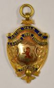 1898/1899 Aston Villa League Champions 15ct Gold Medal to the obverse Aston Villa FC 1899