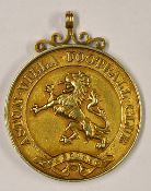 1893/1894 Aston Villa Football Club 12ct Gold Medal to the obverse Aston Villa Football Club to