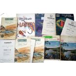 HARDY CATALOGUES: (8) Eight Hardy Anglers Guides, 1960 with price list, 1961 with price list,