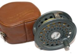 REEL: Hardy JLH Ultralite #6 alloy trout fly reel in good condition, 2 screw latch, U shaped line