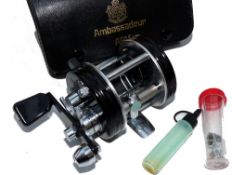 REEL: Fine Abu Sweden Ambassadeur 2500C black multiplier reel ,2 screw grooved end plate, black