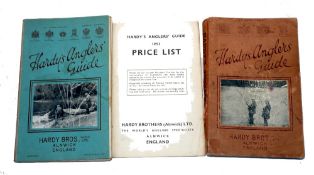 ANGLER'S GUIDES: (2) Hardy Angler's guide 1934, good clean interior, tear to cloth spine otherwise
