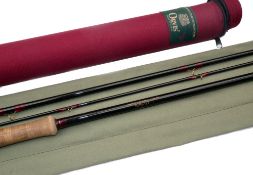 ROD: Orvis Trident 15' 3 piece salmon fly rod, line rate 10, burgundy blank, gold rings, whipped