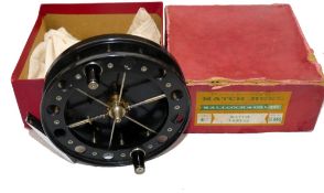 REEL: Fine Allcock Match Aerial reel, in little used condition, 4.5" diameter, 6 spoke with