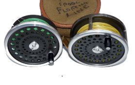 REEL & SPOOL: Hardy Salmon Marquis No2 reel in fine condition, retaining good factory grey enamel