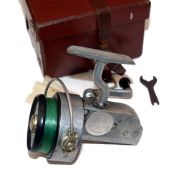 REEL: Hardy Altex No2 Mk4 spinning reel, right hand wind folding handle, Bakelite spool with 4 point