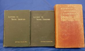 2 x Payne-Gallwey, Sir. P - "Letters To Young Shooters" 1st and 2nd series 1892, H/b, gilt text,