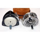 REELS (2): Abu Delta 3 alloy trout fly reel, quick release drum semi silent check, good and a