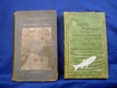 Skene Dhu - "The Mighty Mahseer" 2nd ed 1906, faded H/b, internally loose on spine, pull out maps to