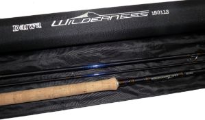 ROD: Diawa Wilderness 15' 3 piece graphite salmon fly rod, line rate 11, blue blank, bronze