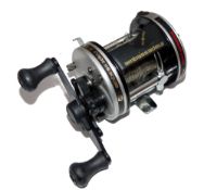 REEL: Abu Garcia Ambassadeur 6500-C3 multiplier reel, domed silver end plates, Ergo grip, foot stamp