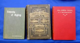 Keene, JH - "The Practical Fisherman" 1898, decorative gilt H/b cover, lacking half and title