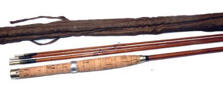 ROD: Hardy the Fairchild Rod, 9'6" 3 pce plus correct spare tip Palakona No 246936 trout fly rod,