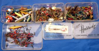 LURES: (Qty) Collection of spinners and Devon minnows with mounts incl. Mepps blade spinners, plus