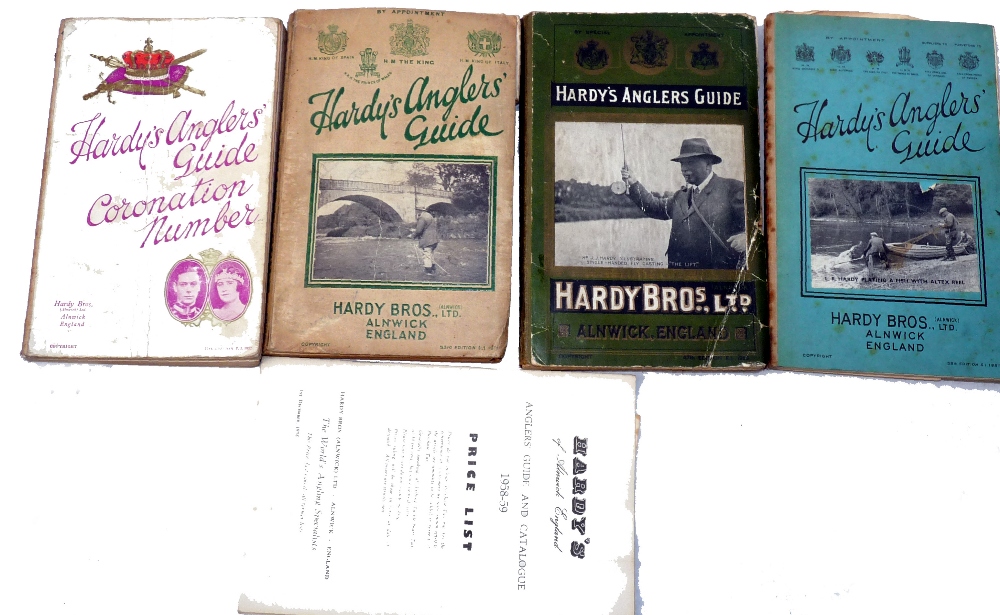 CATALAOGUES: (4) Collection of 4 Hardy anglers guides 1925, stepped index, green cover, good, 1931