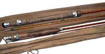 RODS: (2) Hardy Wanless 6lb Palakona spinning rod, No.E96240, 7' 2 piece, guides whipped green,