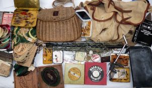 REELS: (3) & ACCESSORIES: Collection of assorted vintage tackle and accessories incl. a early French