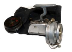 REEL & SPOOL: (2) Early Hardy Altex Duplicated Mk2 spinning reel, LHW folding handle, full spring